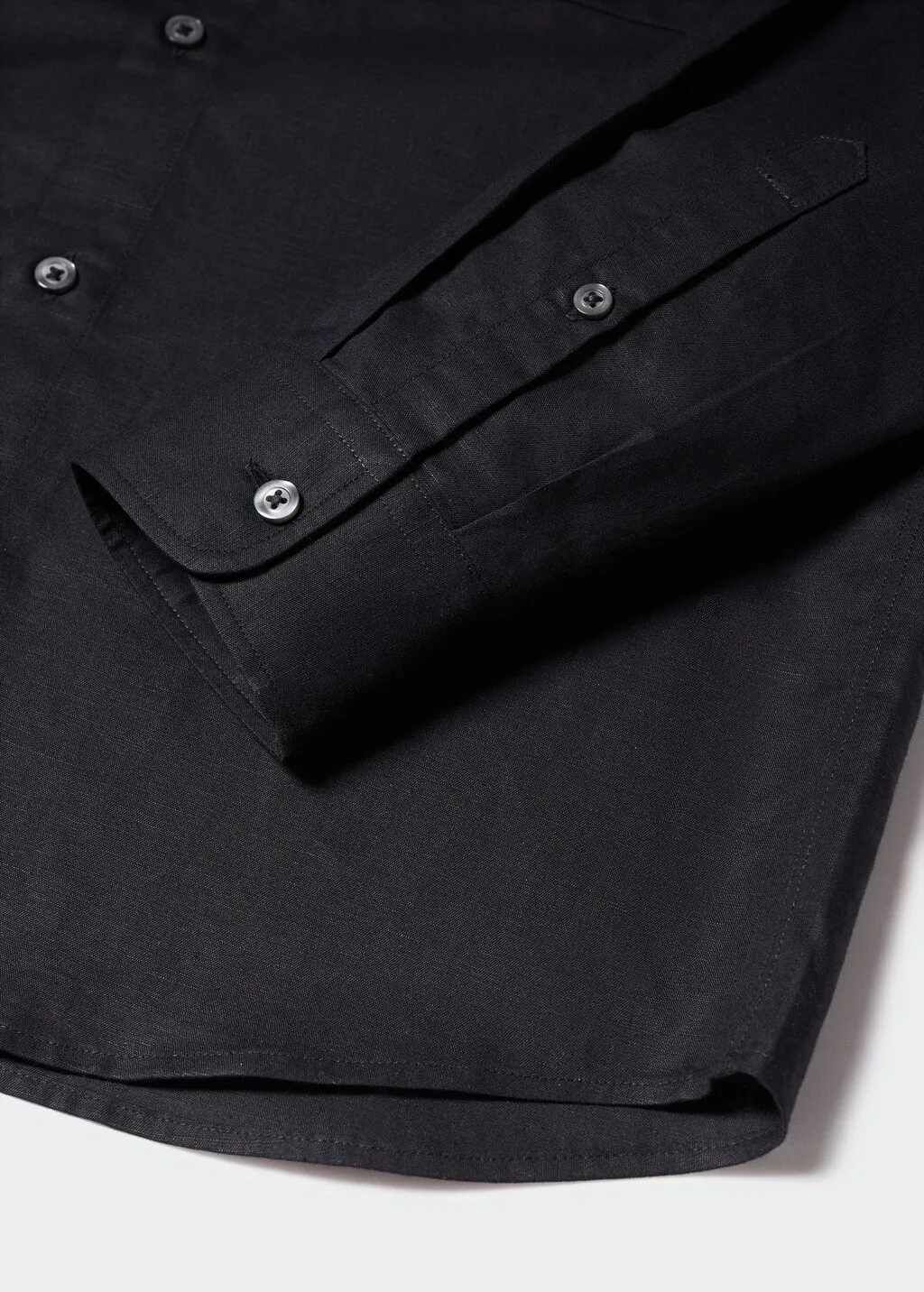 Camicia regular-fit lino tasche