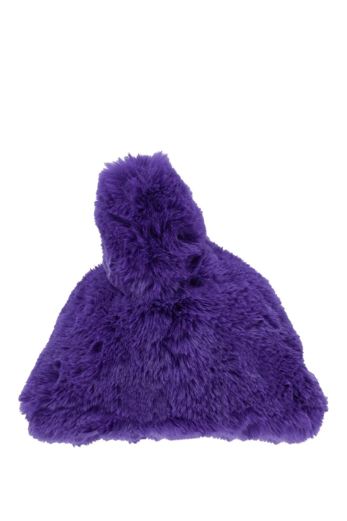 Cappello Fluffy Bow in eco-pelliccia