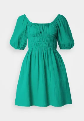 SCOOP SMOCK MINI DRESS - Vestito estivo