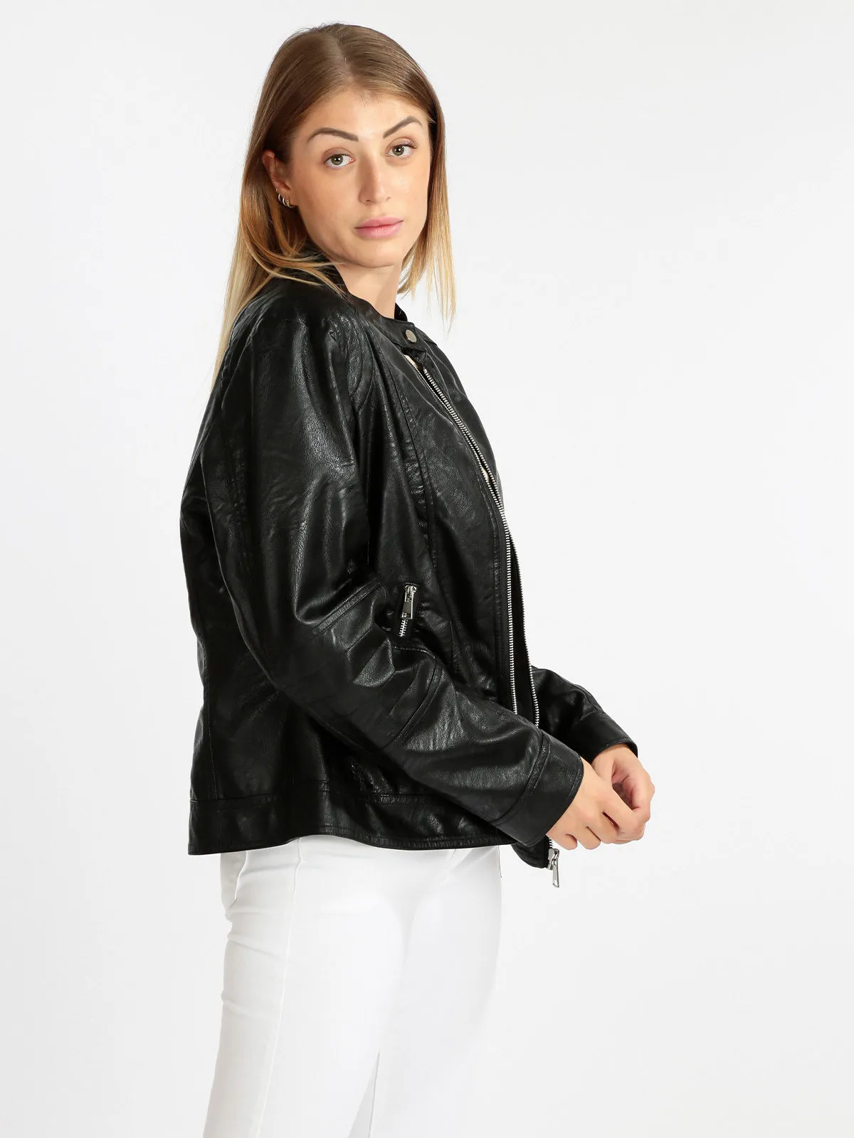 Solada Blouson similicuir femme