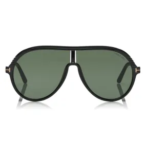 Tom Ford - Montgomery Sunglasses - Occhiali da Sole Pilot in Acetato - FT0647 - Nero - Tom Ford Eyewear