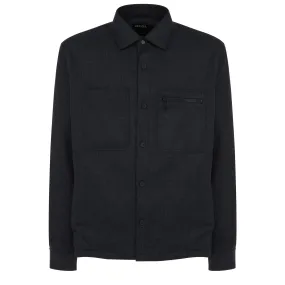 ZEGNA  Camicia in lana grigia